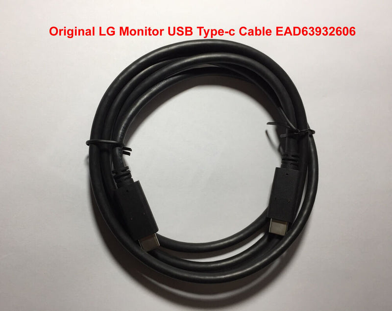 New Original LG EAD63932606 USB Type-C Cable for LG 27UK670-B 4K IPS LED Monitor