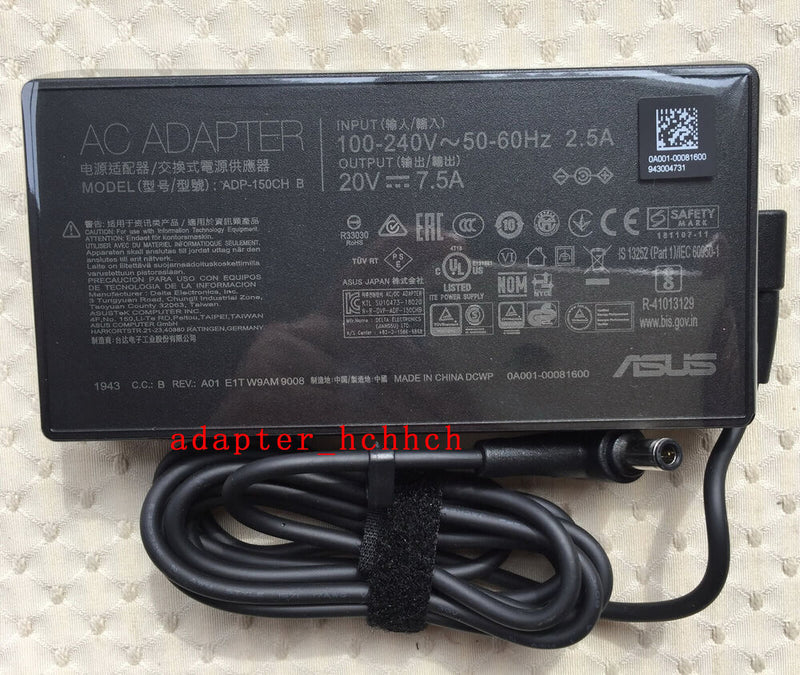 New Original ASUS 150W AC Adapter&Cord for Rog Strix GL731GT-BB71-CB ADP-150CH B