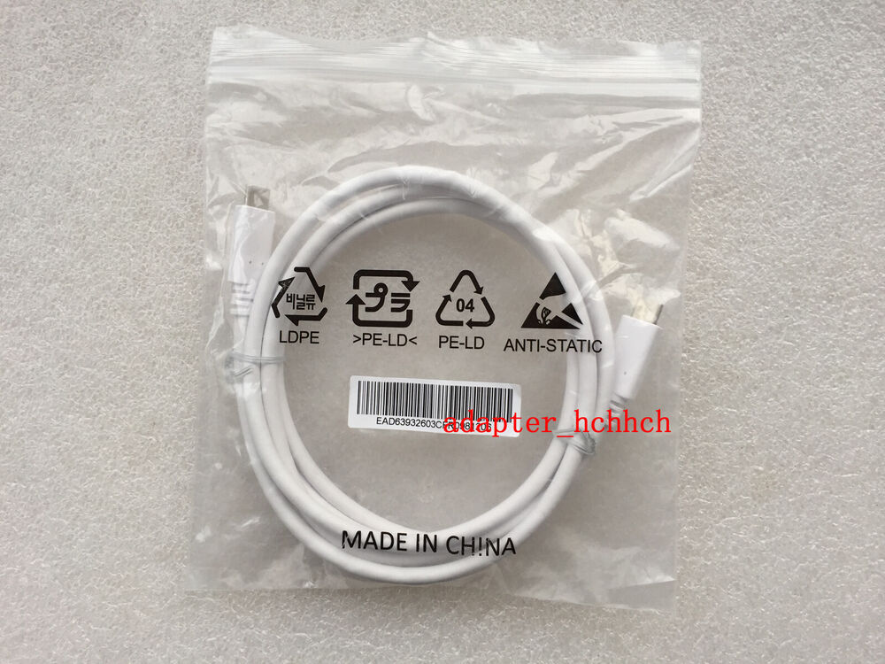 New Original LG EAD63932603 1.5m white Assembly Cable for LG 34WK95C-W MONITOR@@
