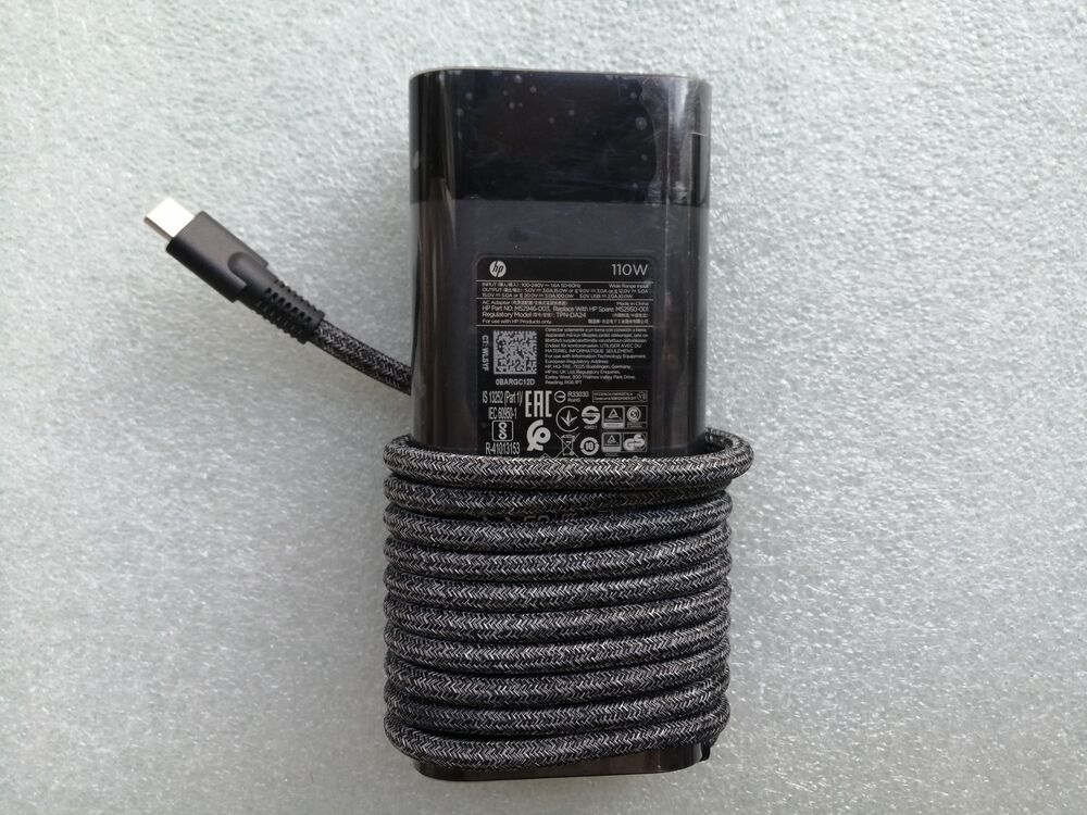 New Original HP 110W USB TYPE-C 20V 5A 5V TPN-CA24 TPN-DA24 Adapter M52946-003