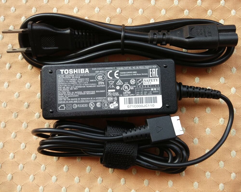 New Original Toshiba Kirabook L93 PA5201U-1ACA ADP-45YD A 45W 19V AC/D ...