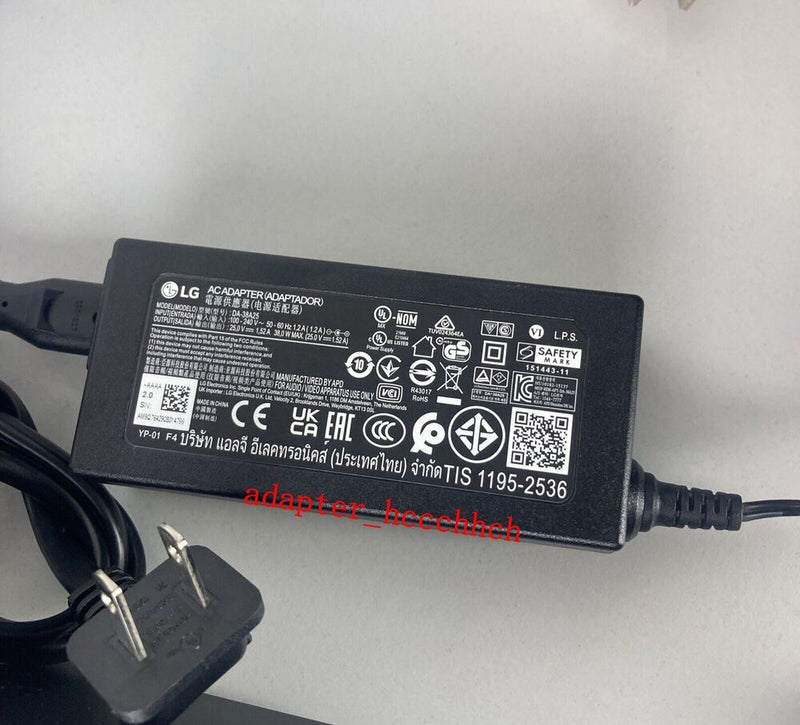 New Original LG 25V 1.52A Adapter&Cord for LG SLM5Y DA-38A25 Wireless Sound Bar