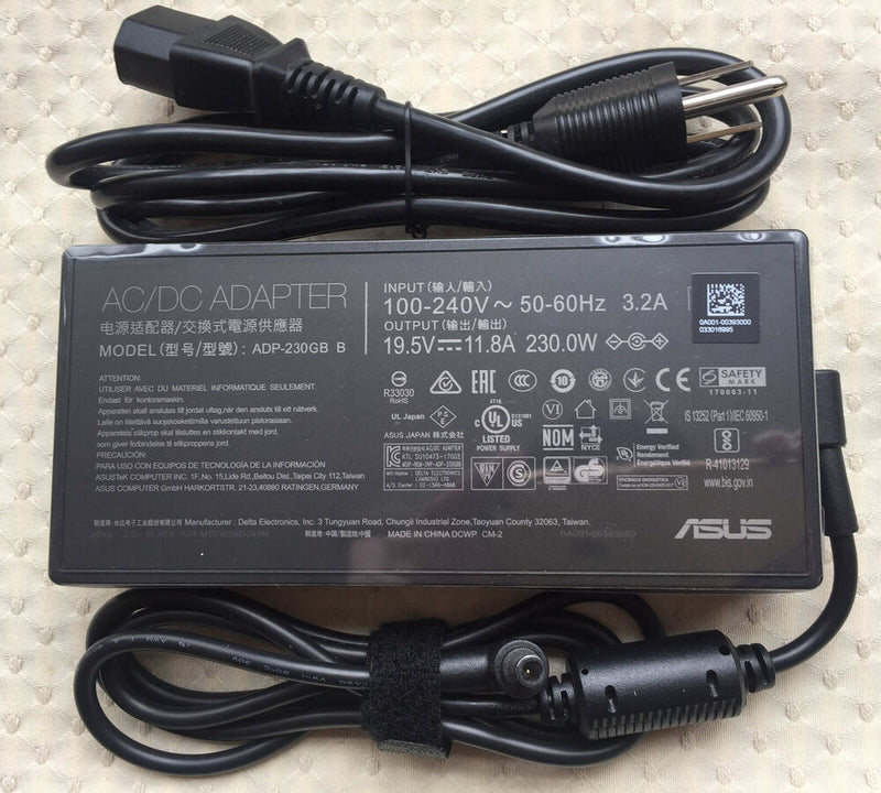 Original ASUS 230W AC/DC Adapter&Cord for ASUS ROG Strix G531GV-DB76,ADP-230GB B