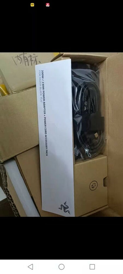 New Original OEM Razer 230W Adapter for Blade 15 base model QHD i7-10750H Laptop
