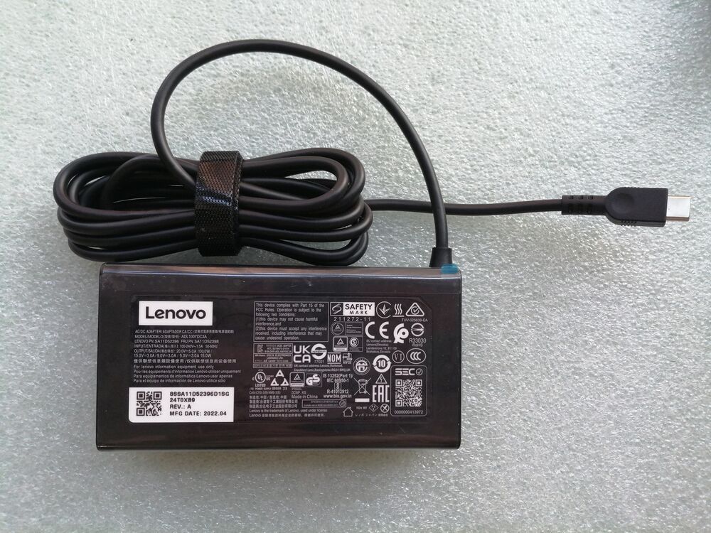 New original 20V 5A 100W USB Type-C ADL100YDC3A SA11D52396 Lenovo Yoga 7 16IAH7