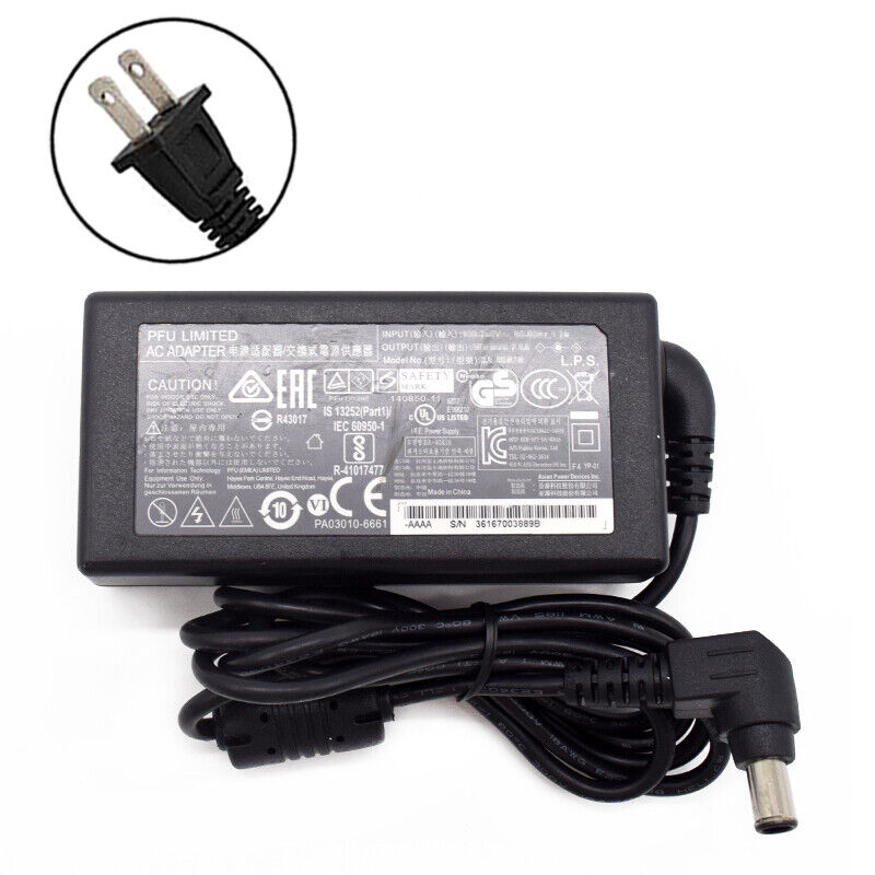 Fujitsu DA-40A16 AC Adapter Power Charger for Fujitsu ScanSnap iX1600 Scanner