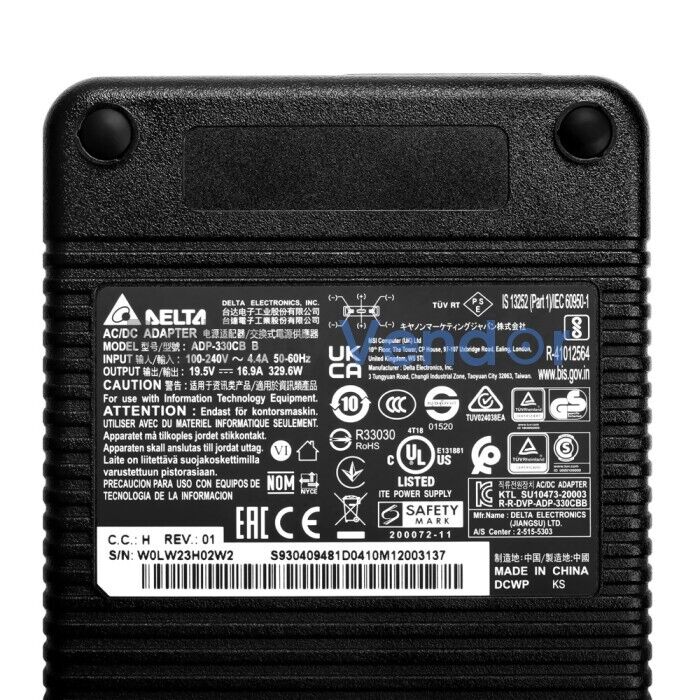 Original MSI Raider GE78 i9 13980HX RTX4090 19.5V 16.9A 330W ADP-330CB B Adapter