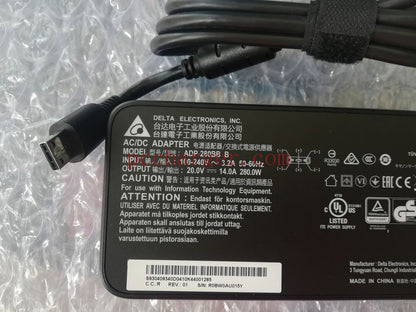New Original MSI GP76 Leopard 10UH/RTX3080 ADP-280BB B Delta 280W 20V AC Adapter