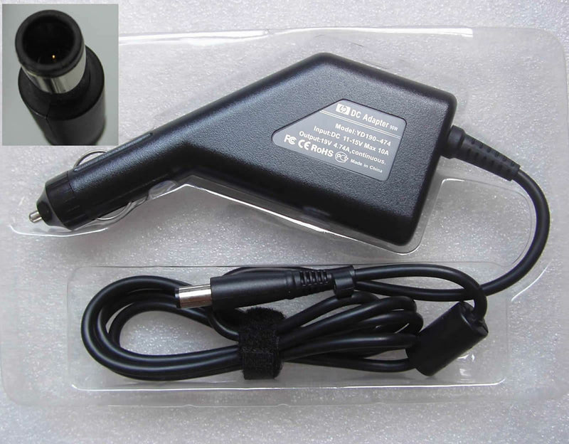 Original Genuine 90W Car Charger for HP Pavilion G72/DM4/DV6-1000/G4/G6 Laptop