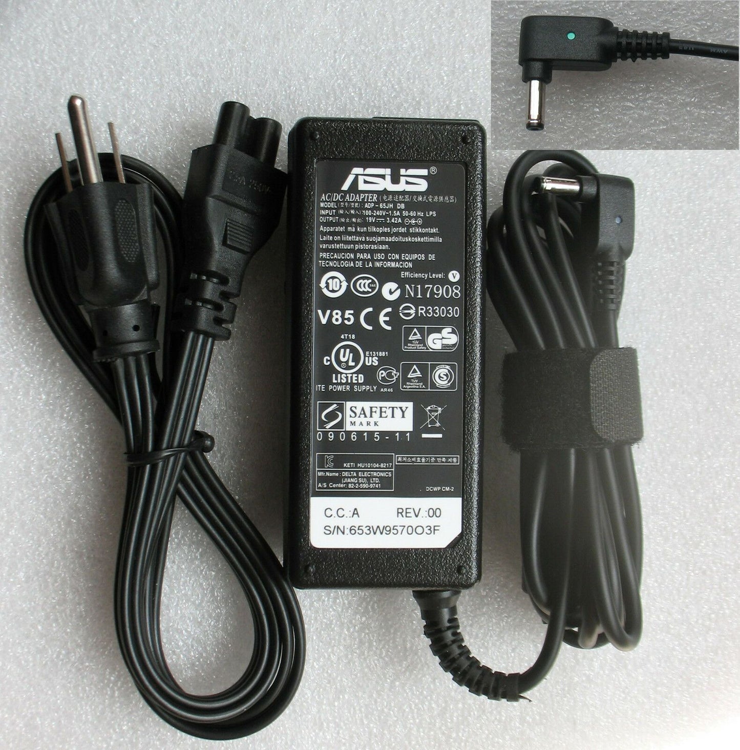 #Original OEM 65W AC Adapter for Asus Zenbook Prime N65W-02, ADP-65AW A Notebook