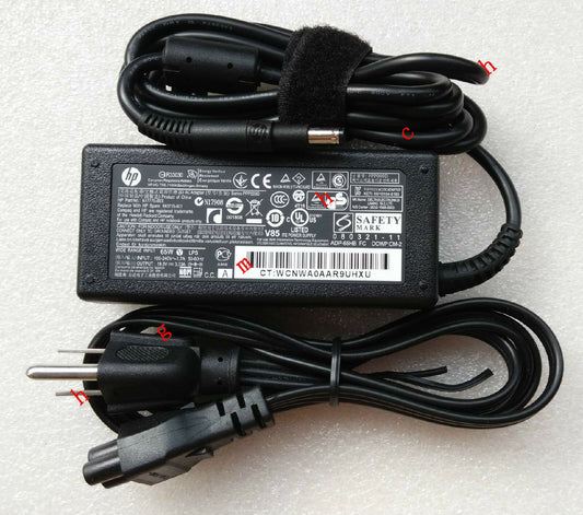 Original OEM 65W AC Power Adapter Cord for HP Envy TouchSmart Ultrabook 4t-1100