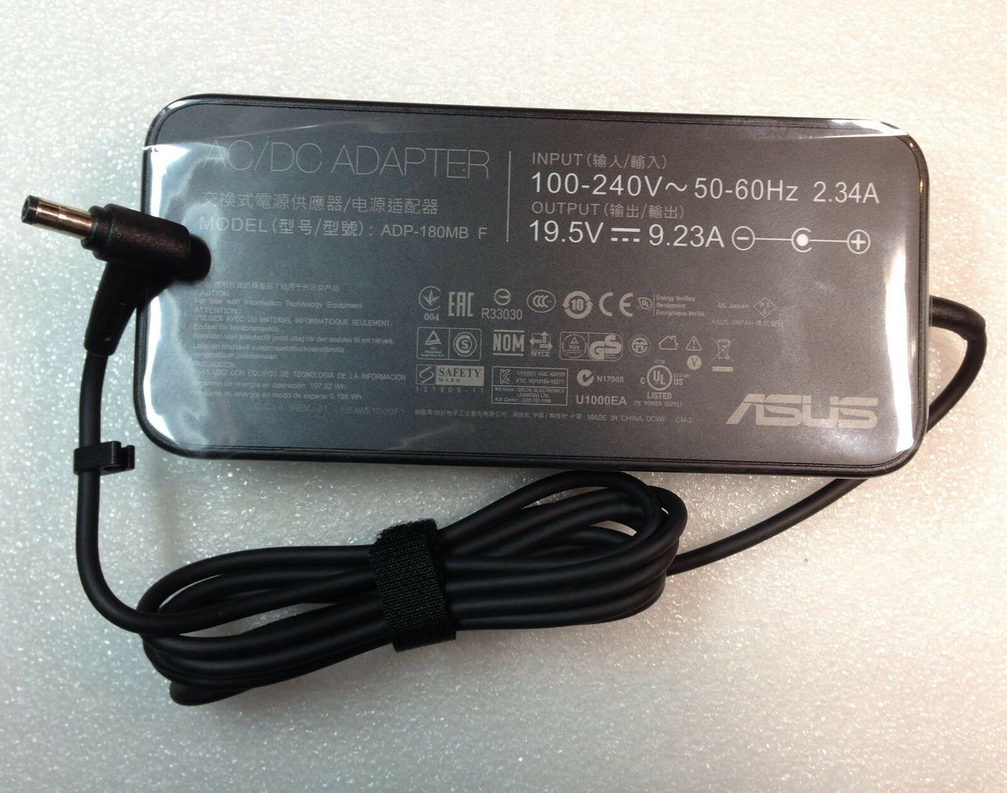 Original Slim Adapter for MSI P65 Creator 9SD/GTX1660 Ti,ADP-180MB F,ADP-180TB F