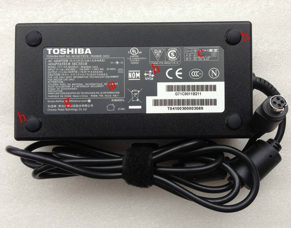 Original OEM Toshiba 180W Cord/Charger Qosmio X870-13D,PA5084U-1AC3,PA5084E-1AC3