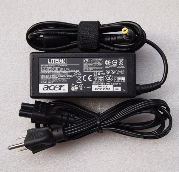 Original OEM Acer 65W Cord/Charger Aspire V3-771-6470,V3-771-6683,V3-771-6833 PC