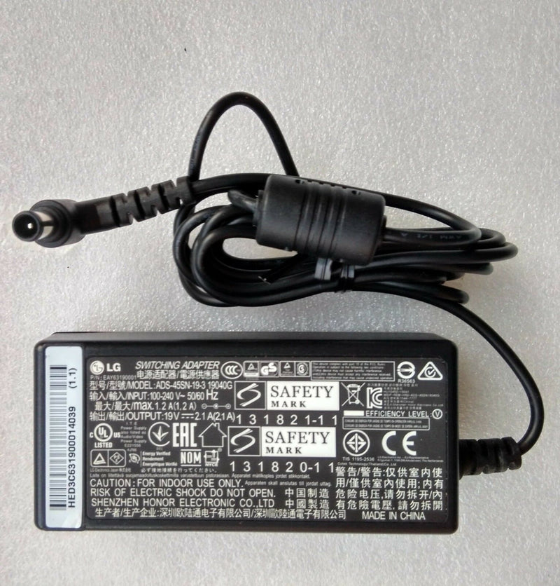 New Original OEM LG 34UB67,34UM67,EAY63190001,ADS-45SN-19-3,19040G AC/DC Adapter