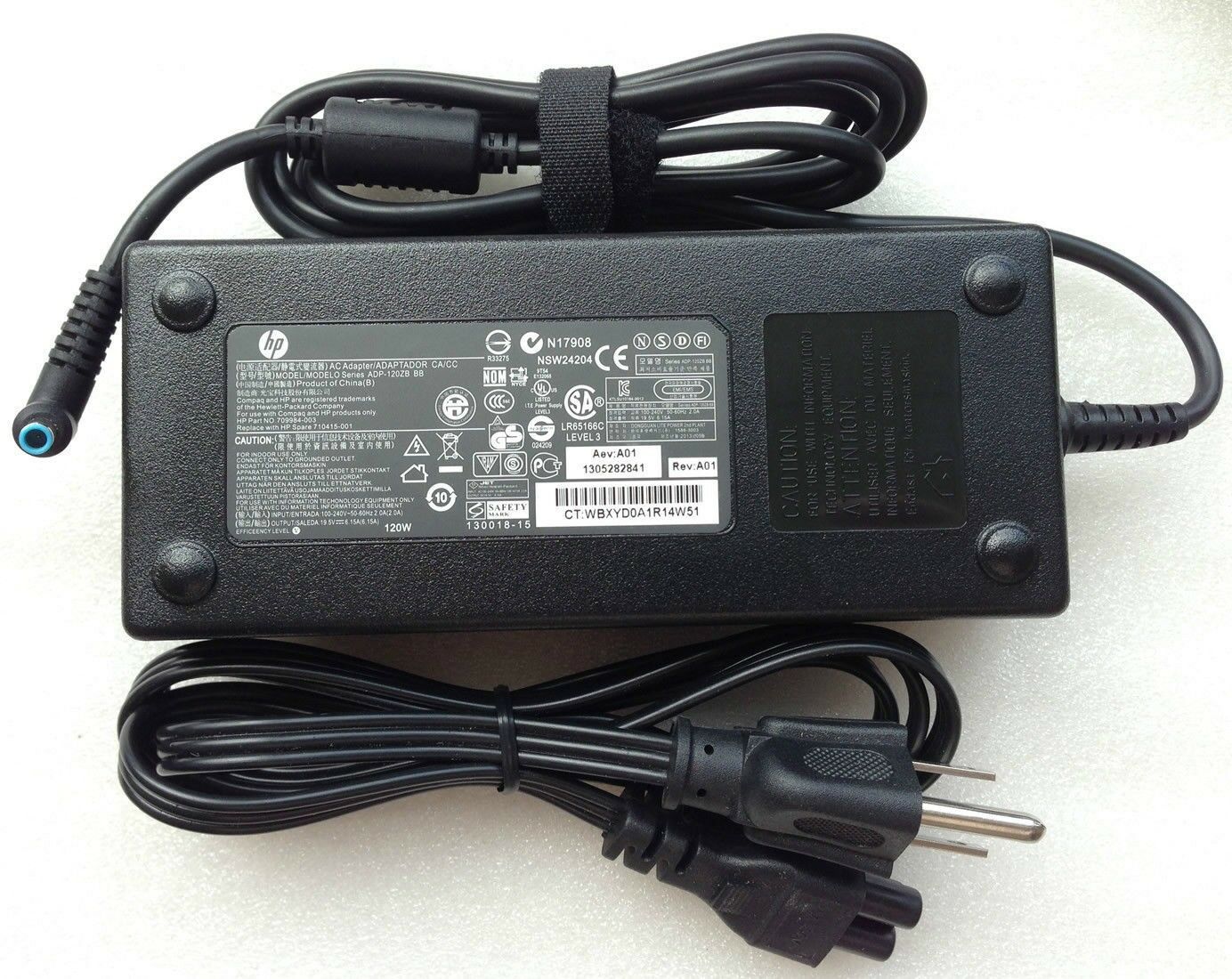 @Original OEM HP 120W Charger Envy Touch 15t-j000/i7-4900MQ/710415-001 Notebook