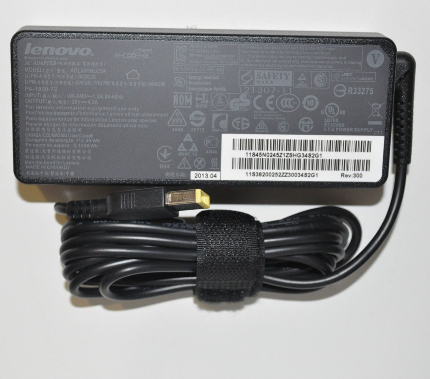 Original OEM Lenovo ThinkPad X1 Carbon 3443-CTO 90W Slim AC Adapter Cord/Charger