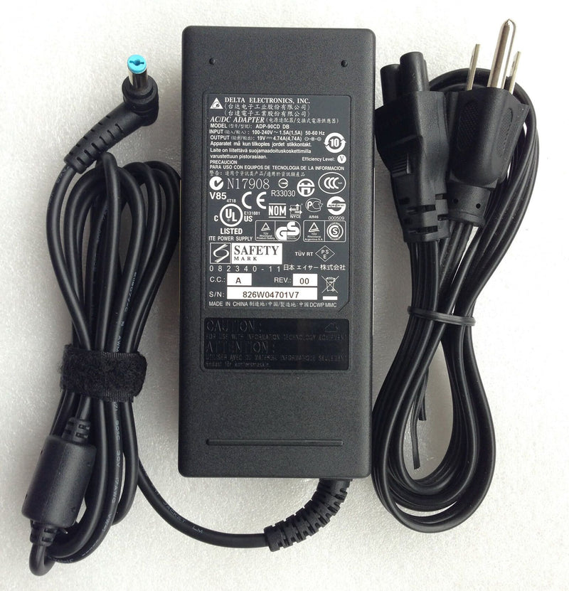 Original OEM 90W AC Adapter for Acer Aspire 5551G,5553G,5745G,7551G,7552G 8943G