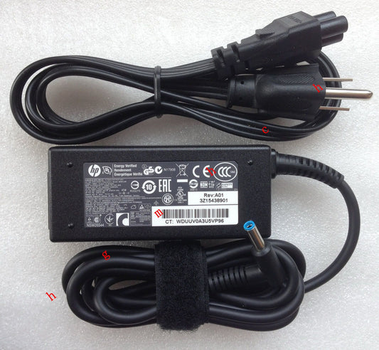 Original Genuine OEM HP 45W AC Adapter for HP Pavilion 11-H110CA X2 TS Laptop PC