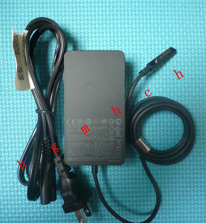 @Original OEM Microsoft 12V 3.6A & 5V 1A Charger Surface Pro 2,7EX-00004 Tablet