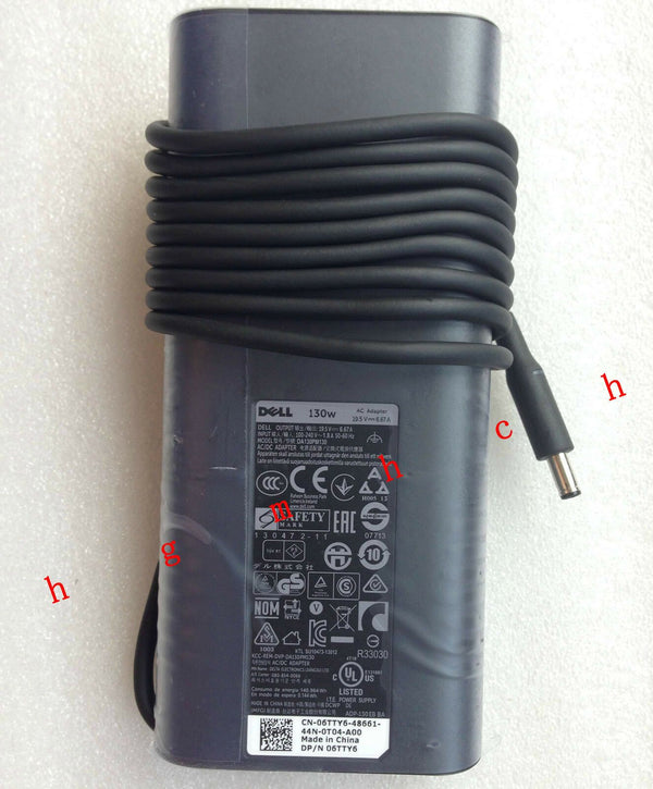 Original OEM Dell 130W 19.5V 6.67A AC/DC Adapter for Dell XPS 9530/GT750M Laptop