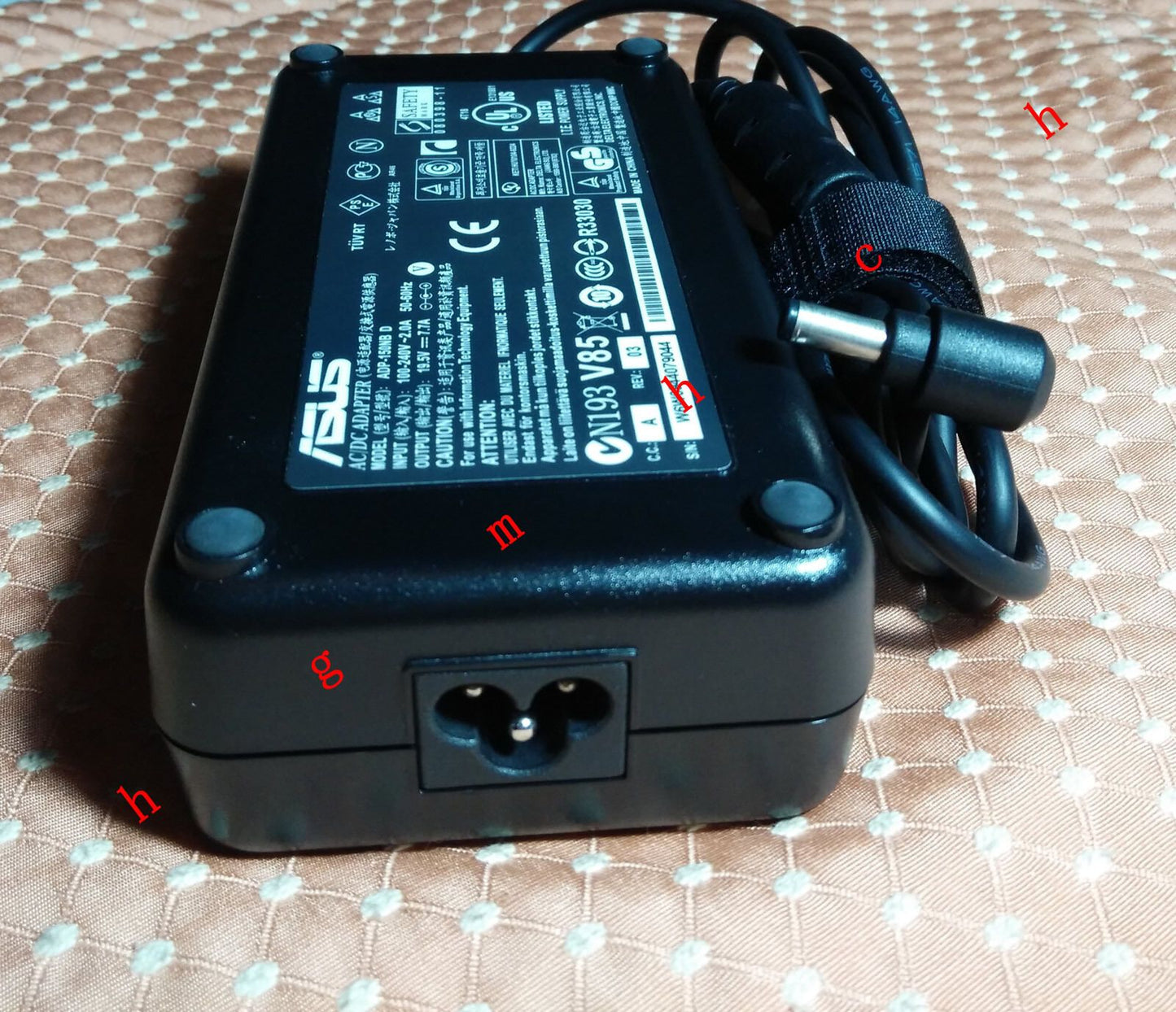 New Original ASUS 150W Cord/Charger G74SX-TH71,G74SX-XR1,G74SX-XT1,G74SX-TY032V