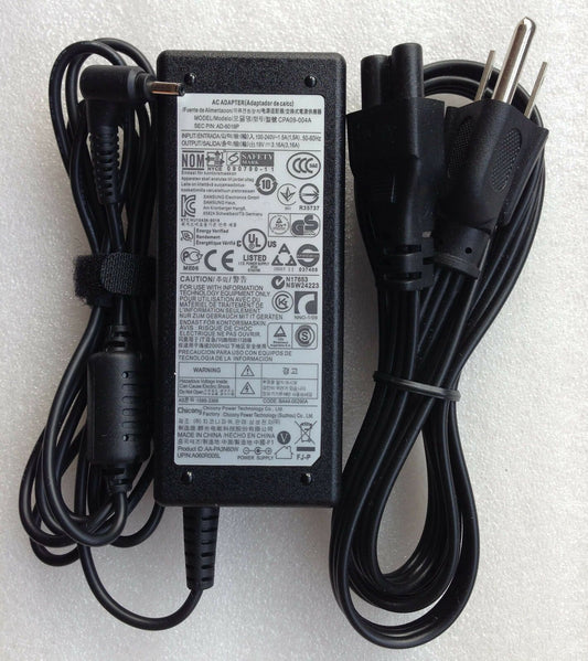 Original OEM Samsung 60W Charger ATIV Book 7 NP730U3E-S02DE,AD-6019P Notebook PC