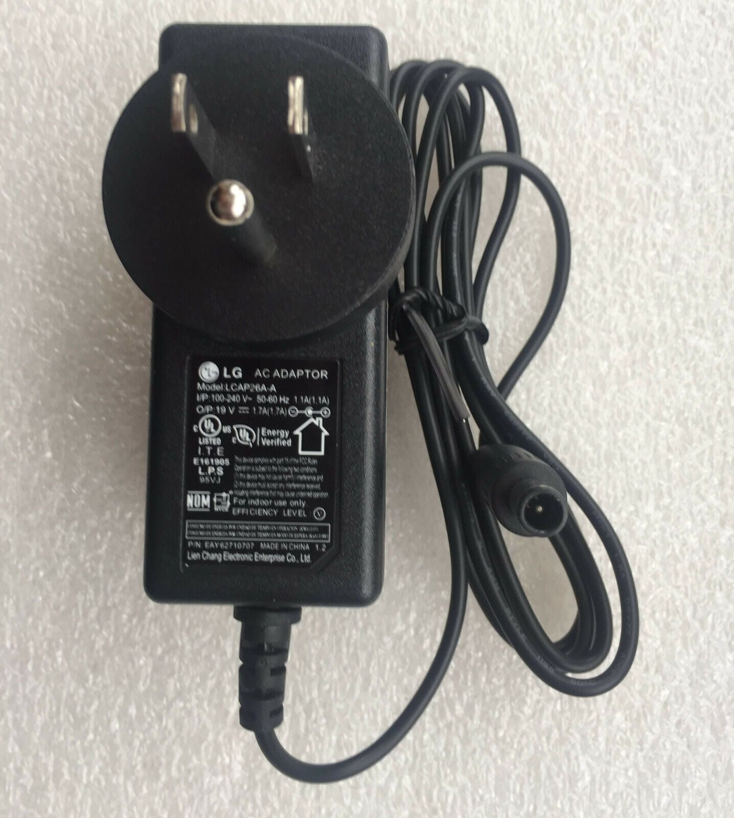 Alimentation Secteur Pour Ecran LG 27MP58HQ, 27MP58VQ - Modèles LCAP21A, LCAP51, LCAP39 - Neuf Sous Emballage