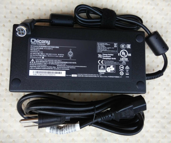Original OEM MSI WT73VR 7RM-687US WorkStation,A12-230P1A 230W Chicony AC Adapter