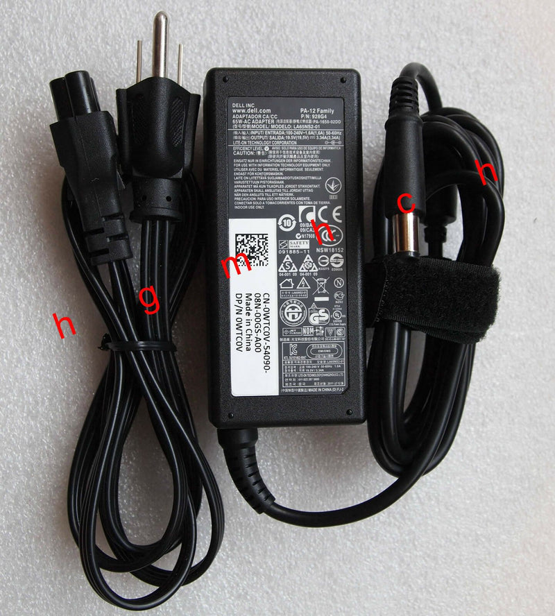 @Original OEM 65W Battery Charger Dell Inspiron 1564/1501/1520/N411z/N5030/N5040