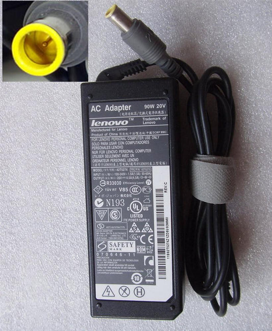 Original OEM AC Power Adapter Cord for LENOVO ThinkPad T420s/i5-2540M Notebook