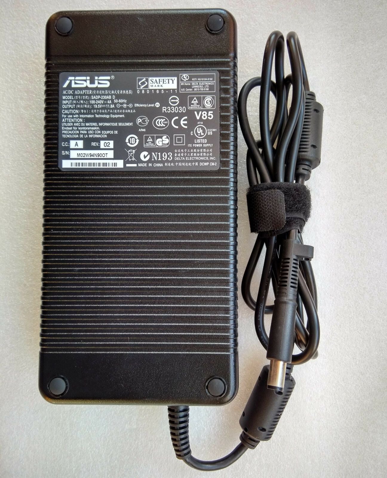 @Original Genuine OEM ASUS 230W AC Adapter for ASUS ROG G20AJ-DE018S Desktop PC