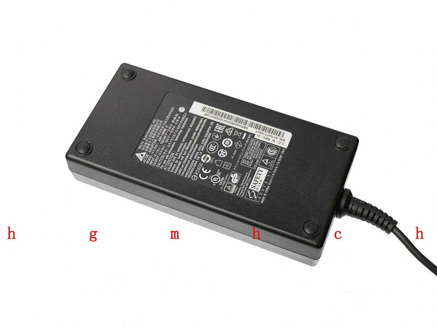 @New Original Delta 180W AC Adapter for MSI GP75 Leapard 9SE/RTX2060 ADP-180MB K