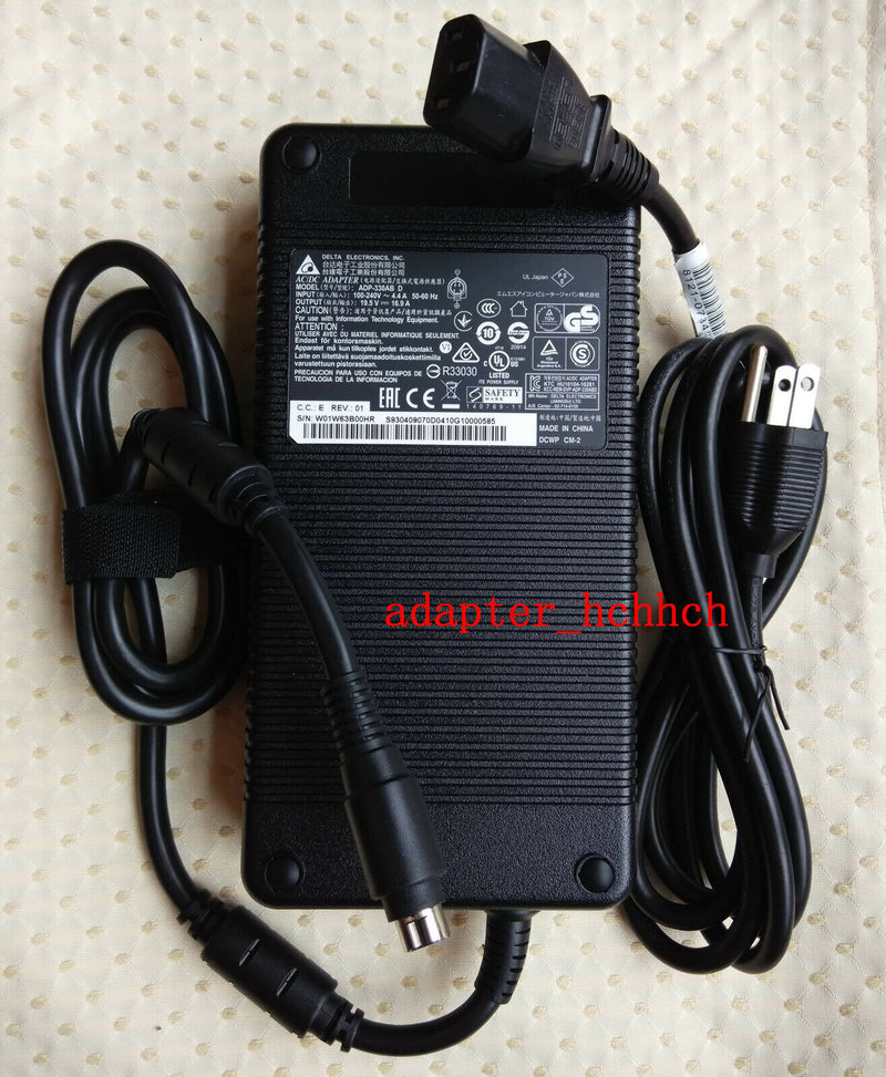 New Original MSI ADP-330AB D 330W 19.5V 16.9A AC Adapter&Cord for MSI GT75 Titan 8RG