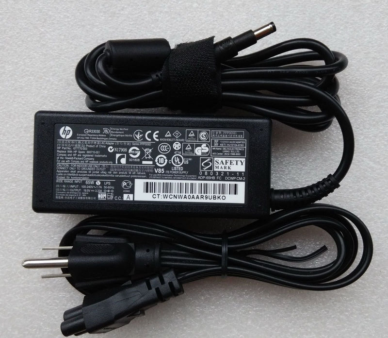 Original Genuine OEM HP 65W AC Power Adapter for HP Pavilion Sleekbook 15-b010tx