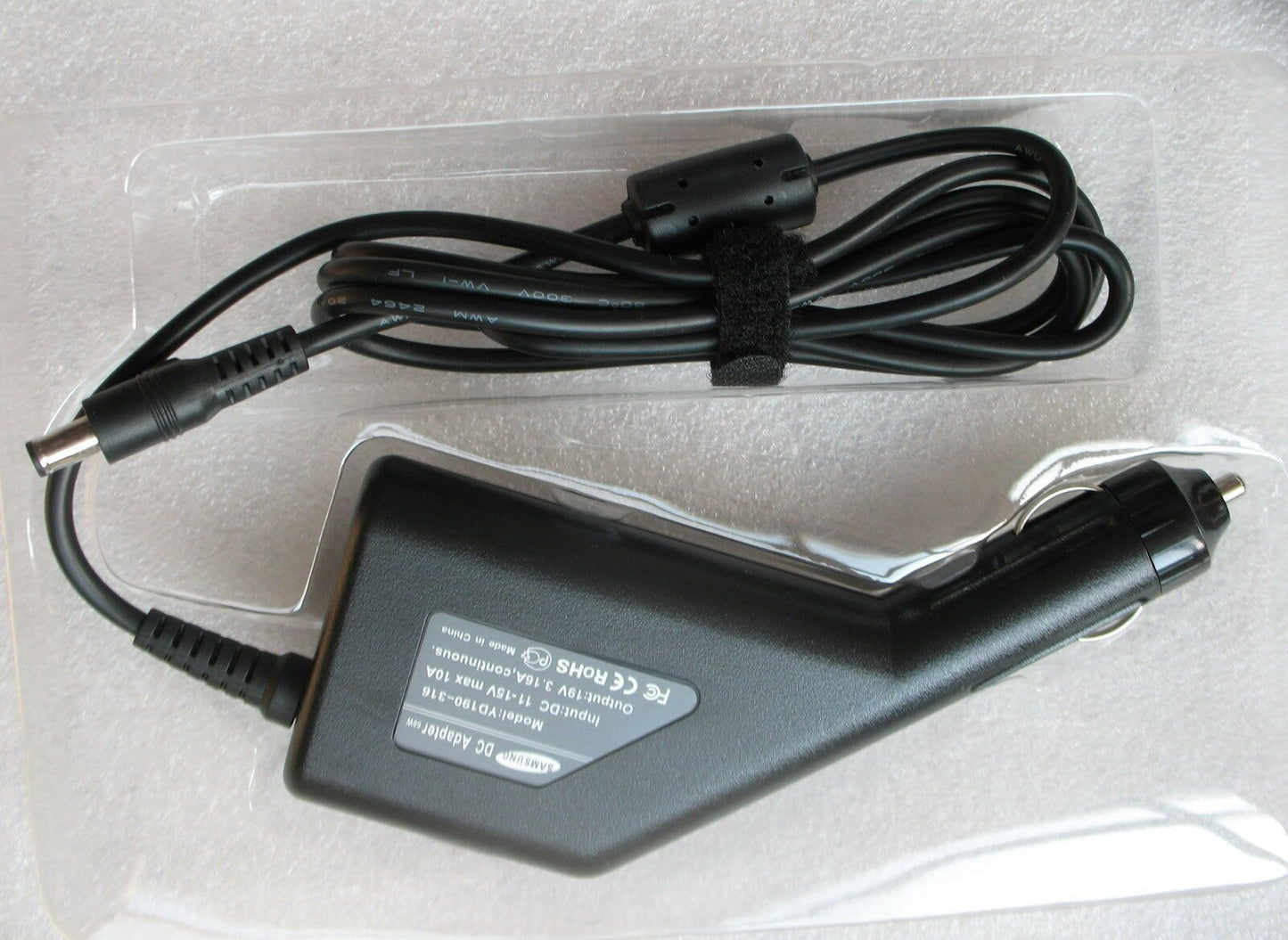 @Original 19V 3.16A DC Adapter Car Charger for Samsung Notebook 5 NP530E5M-X01US