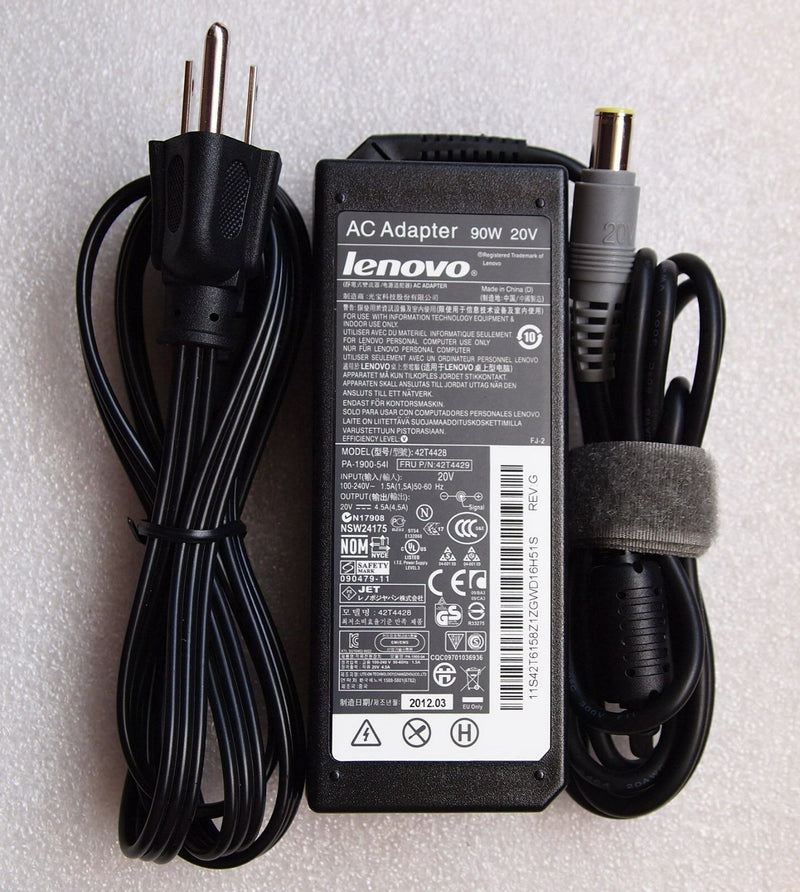 Original OEM 90W AC Adapter for Lenovo ThinkPad Edge E330 Series,42T4429,42T4433