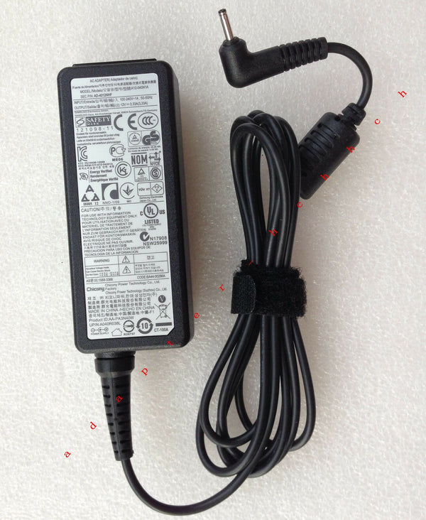 New Original Genuine OEM 40W AC Adapter for Samsung ATIV Tab 7 XE700T1C-K01US PC