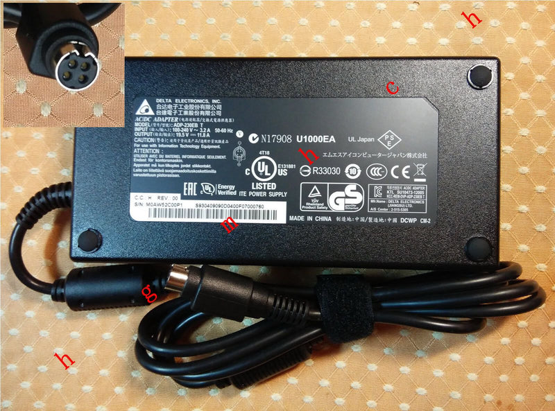 New Original OEM Delta 230W AC Adapter for MSI GT80 2QD(TITAN)-222RU,ADP-230EB T