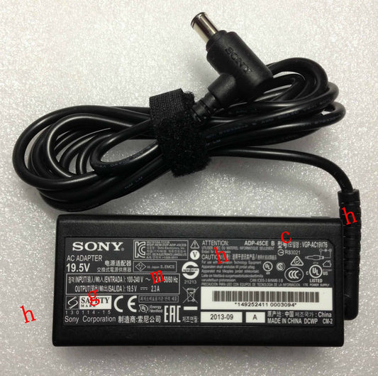 Original OEM Sony VGP-AC19V76 Power Vaio Fit 14A SVF14N25CXB,SVF14N25CDB Flip PC