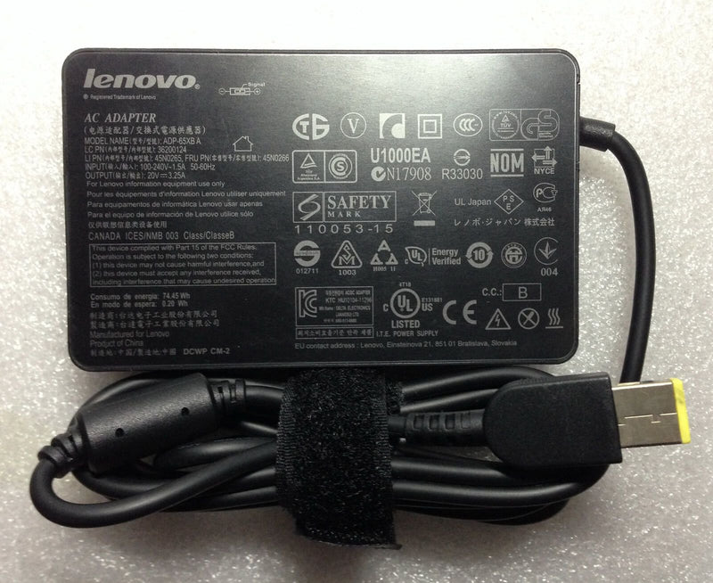 @Original OEM Lenovo ADP-65XB,45N0266 Power Cord/Charger IdeaPad Yoga 13 Series