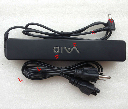 @New Original Genuine OEM Sony Vaio VGP-AC19V51 90W 19.5V/5V AC Adapter Charger