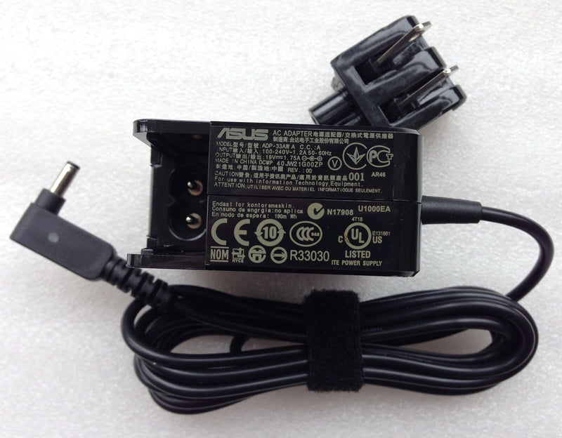 Original OEM ASUS ADP-33AW Charger Vivobook X201E,X202E,Q200E,F201E,S200E Series