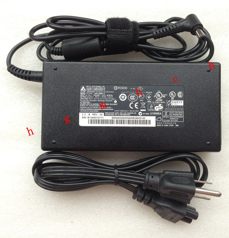 New OEM Delta 120W 19.5V Slim AC Adapter for MSI GP60 2OD-038BE LEOPARD Notebook