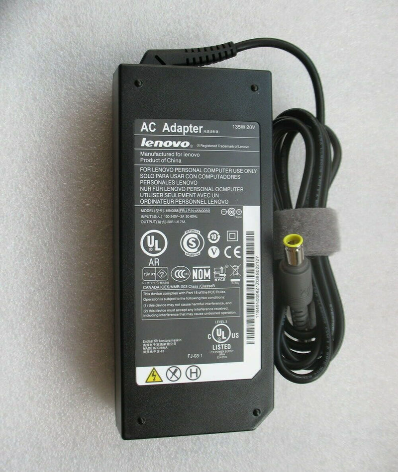 New Original OEM AC Adapter Cord/Charger for Lenovo ThinkPad T530 2394CTO Laptop