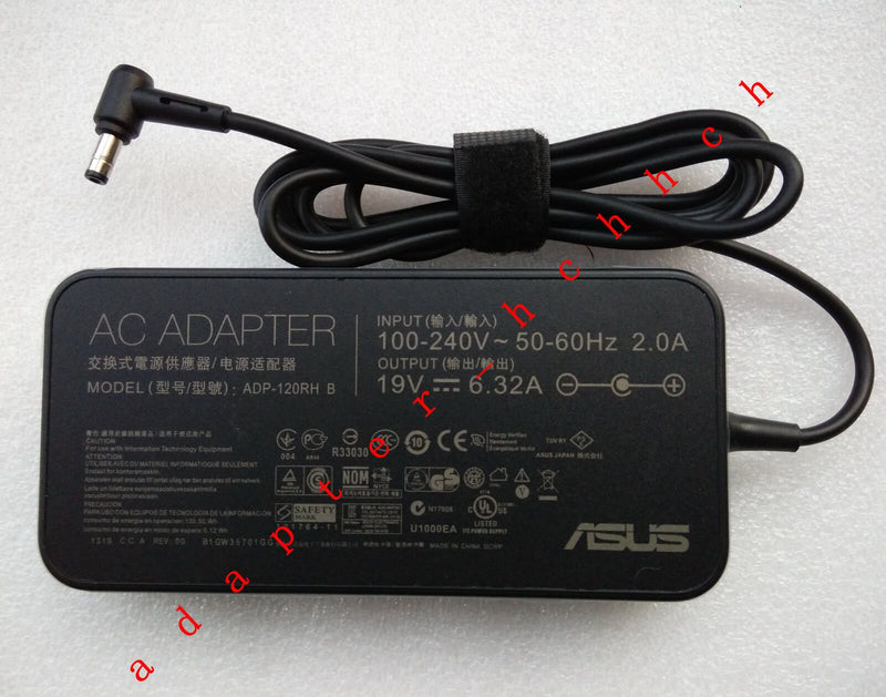 Original Genuine OEM ASUS 120W 19V 6.32A AC Adapter for ASUS N56JR-DS71 Notebook