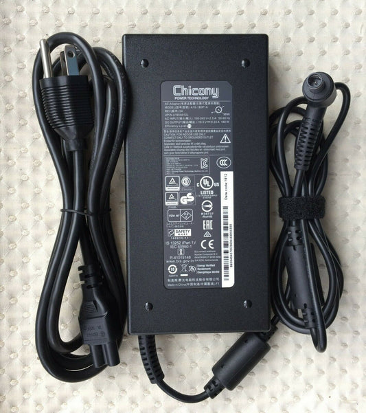 Original MSI GE73VR Raider-045,A15-180P1A,A180A012L Chicony 180W AC Adapter&Cord