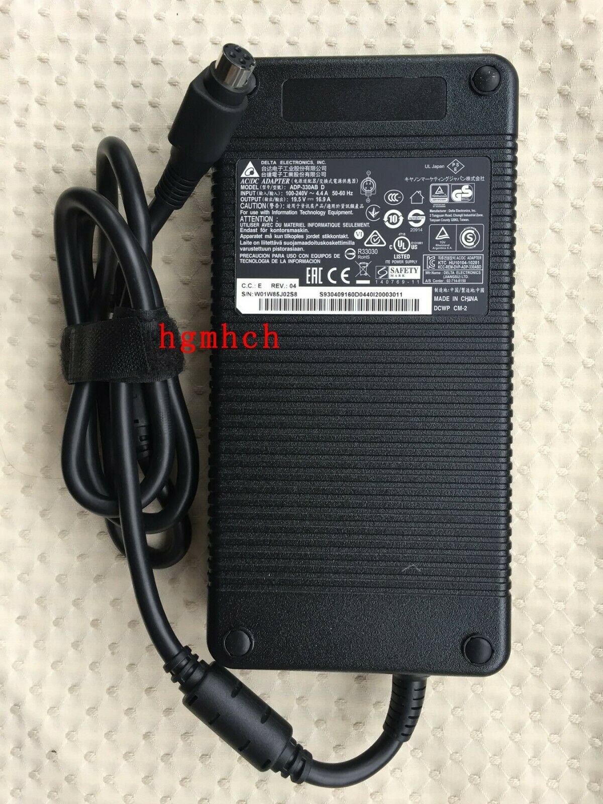 Original Delta AC/DC Adapter&Cord for Origin NT-17 Thin&Light Workstation Laptop