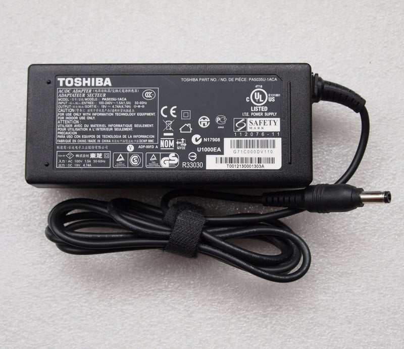 New Original Toshiba Cord/Charger Satellite L500,L500D,L505,L505D,L510,L515,L555