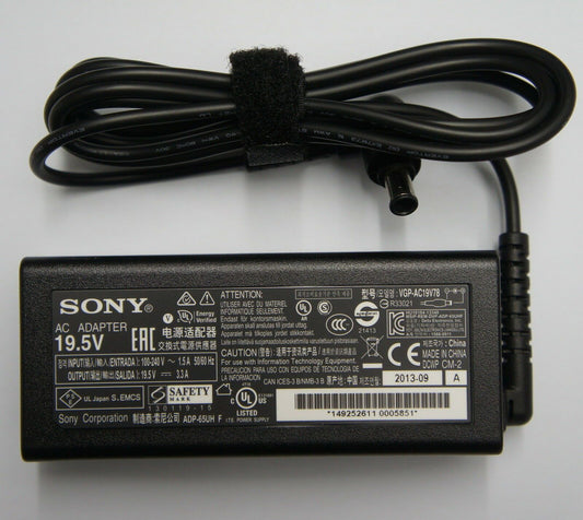 Original OEM Sony Power Charger Vaio Fit 15A SVF15N17CXS,VGP-AC19V78 Flip Laptop